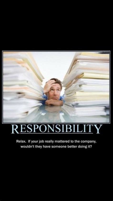 Responsibility Funny Red Pill Quote Demotivational Posters Funny