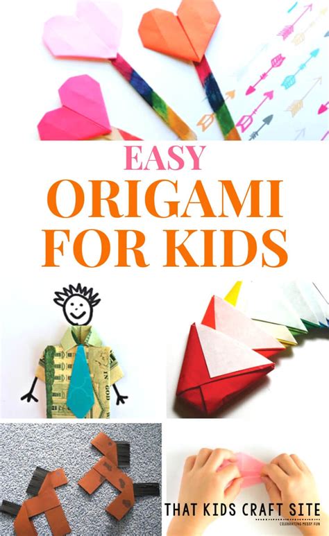 Easy Origami for Kids Patterns and Crafts - That Kids' Craft Site