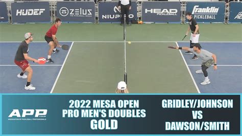 2022 APP Mesa Pickleball Open Pro Men S Doubles Gold Gridley Johnson