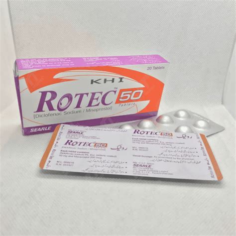 Rotec 50 Diclofenac Sodium Misoprostol Memon Traders