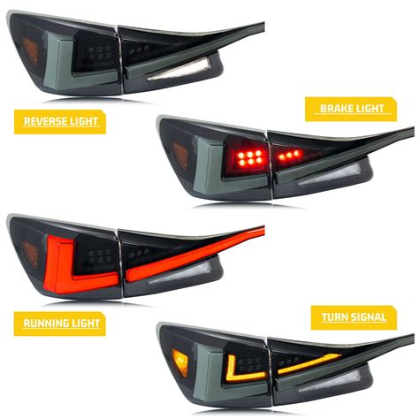 Inginuity Time Led Tail Lights And Middle Lamp For Lexus Is250 Is350 Isf