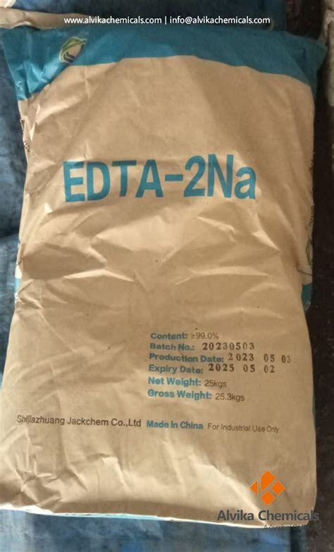 Edta Disodium Salt 25Kg Grade Standard USP At Rs 165 Kg In Mumbai