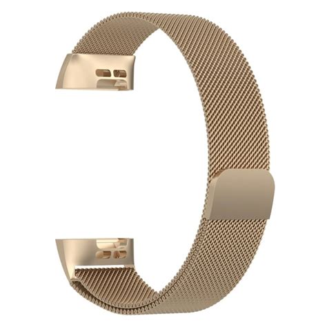 Bandje Voor Fitbit Charge 3 En Charge 4 Champagne Smartwatch