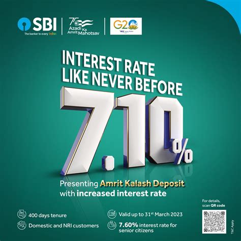 State Bank Of India On Twitter Introducing “amrit Kalash Deposit” For