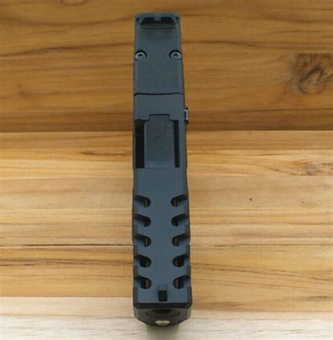 Glock 19 Pattern Slide Style 8a Complete Assembly With Black Barrel