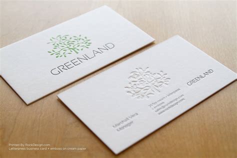 Letterpress Business Cards