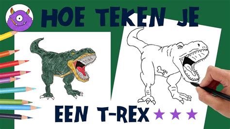 Schoolwiz Hoe Teken Je Een Dinosaurus 2 Tekenen Dieren Tekenen Porn Sex Picture