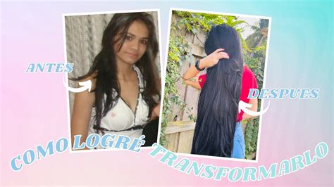 como logré transformar mi cabello YouTube