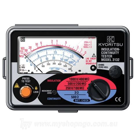 Kyoritsu 3132A Analogue Insulation Tester CAT III 300V