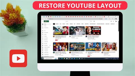 How To Restore Old Youtube Layout 2024 Youtube