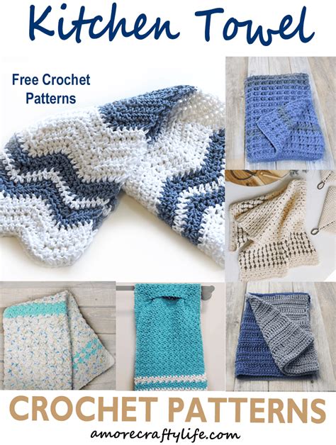 17 Free Crochet Patterns For Kitchen Towels To Make A More Crafty Life