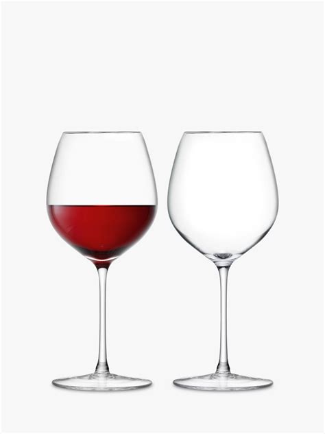 Lsa International Wine Red Wine Glass Set Of 2 400ml Clear