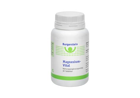 Burgerstein Magnesiumvital Tabletten Apotheke Zur Universit T Wien