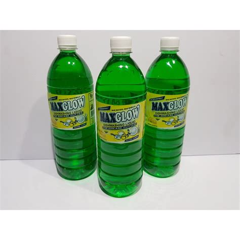 Liter Maxglow Dishwashing Liquid The Grease Cutter Kalamansi