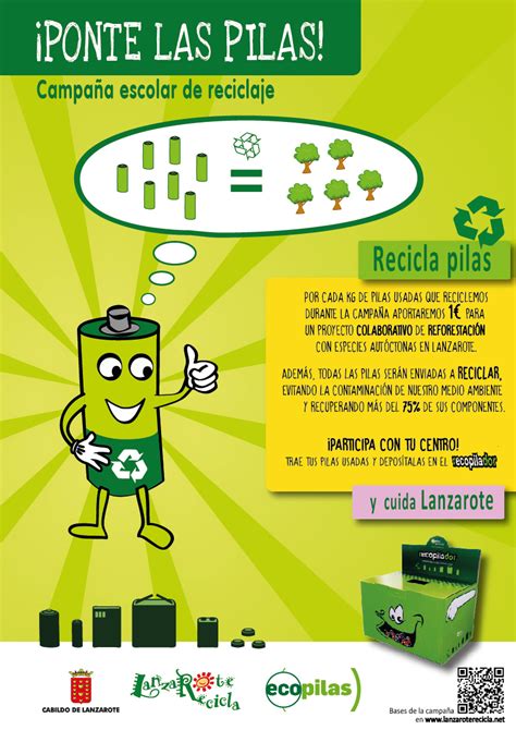 Poster Pilas Lanzaroterecicla Net