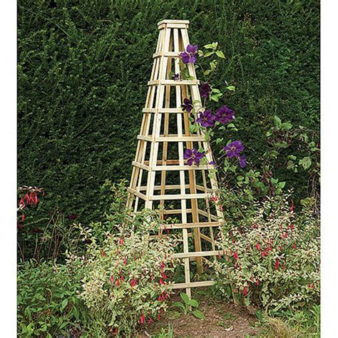 Garden Obelisk Wooden Garden Obelisk From Webbs Direct Online