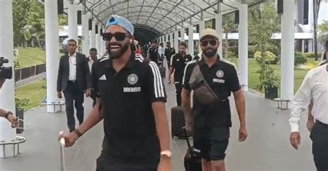 IND Vs PAK WATCH Team India Arrive In Colombo Ahead Of Pakistan