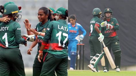 Banw Vs Indw Bangladesh Women Beat India Women By 40 Runs Claims First Ever Win In Odi History