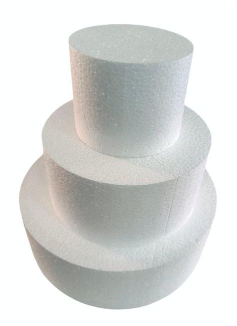 Round White Thermocol Cake Dummy Size Cm H At Rs Piece In