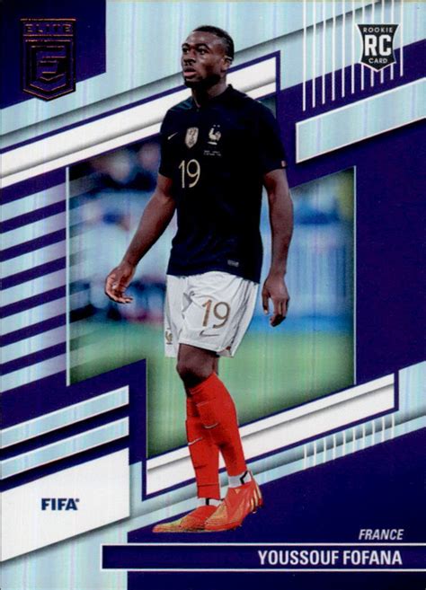 Karte 90 Youssouf Fofana France Panini Donruss Elite Fifa 22 23 Base