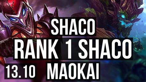 Shaco Vs Maokai Jng Rank Shaco M Mastery Games