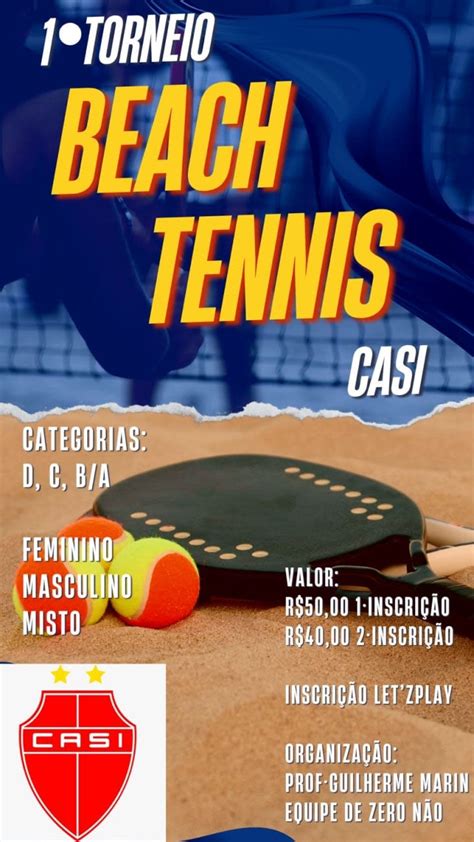 Informa Es Do Torneio Torneio De Beach Tennis Casi Letzplay