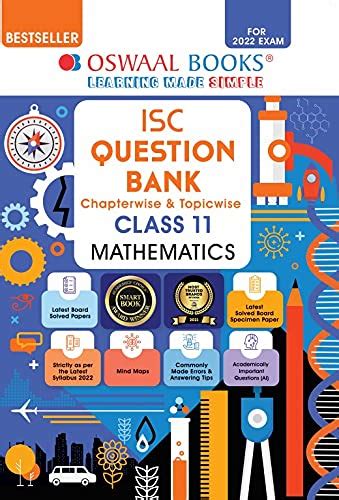 Oswaal Isc Question Bank Class 11 Mathematics Book Chapterwise And Topicwise For 2022 Exam