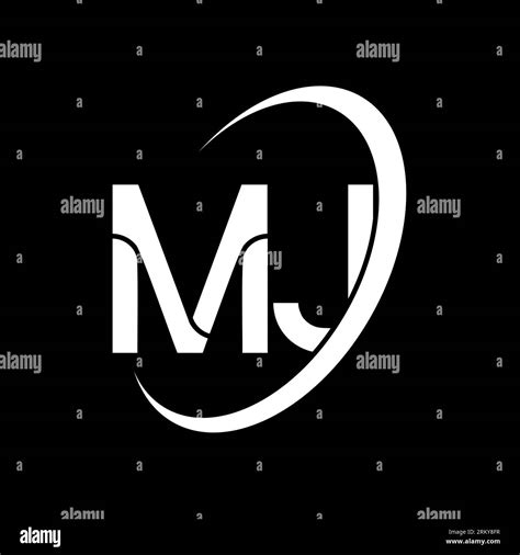 Mj Logo M J Design White Mj Letter Mjm J Letter Logo Design