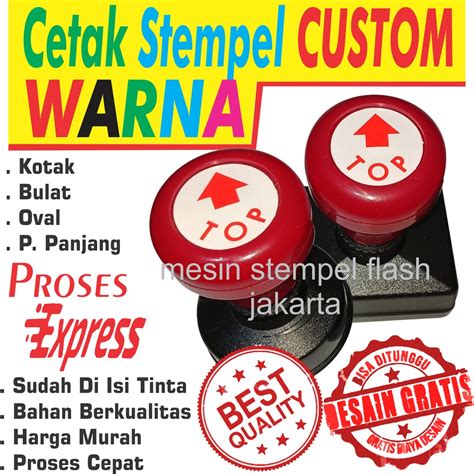 Jual Stempel Kilat Stempel Otomatis Stempel Custom Stempel Nama