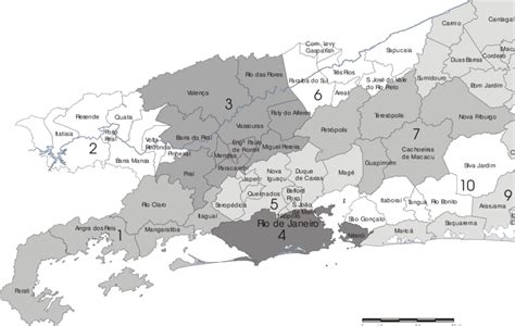 Mapa da regionalização turística do Estado do Rio de Janeiro Download