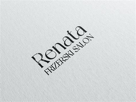 Visual Identity For Hair Salon Renata Behance