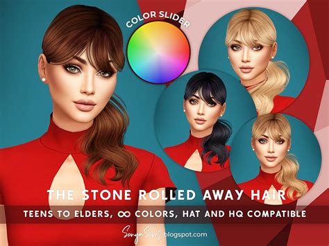 The Sims Resource SonyaSims The Stone Rolled Away Retexture COLOR