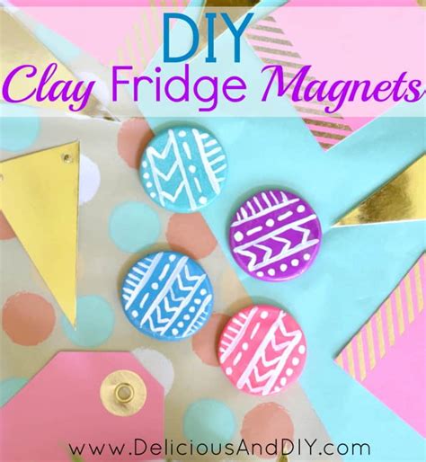 How To Make Clay Fridge Magnets The Crafty Blog Stalker