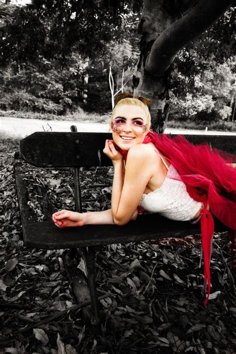 Sexy Blonde Girl Smiling Leotard Heels Stock Photos Free Royalty Free Stock Photos From