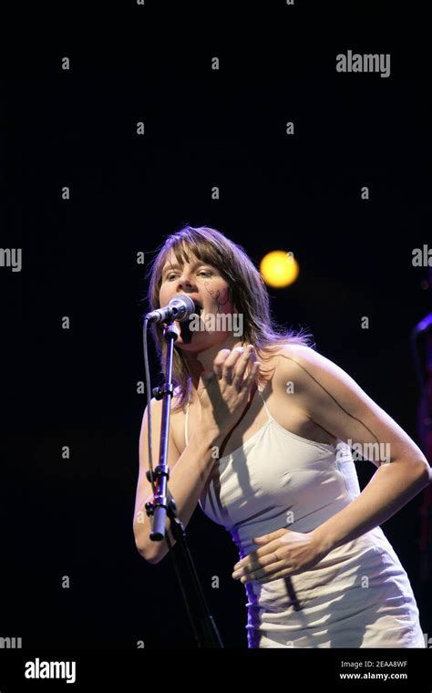 Singer Camille Performs Live During The Prix Constantin Ceremony