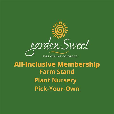 All Inclusive Membership Garden Sweet