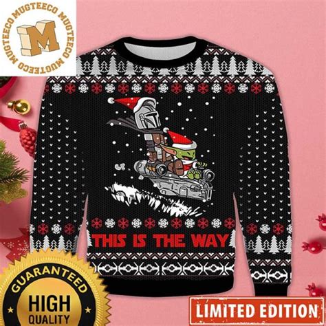 Star Wars This Is The Way Baby Yoda Christmas Ugly Sweater Mugteeco