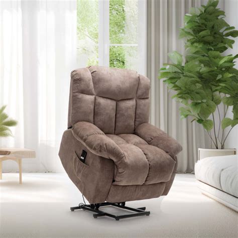 Red Barrel Studio® Desda 385 Wide Velvet Power Lift Assist Recliner