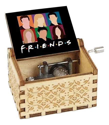 Caja Musical Tema Amigos Regalo Musical De Madera Cuotas Sin Inter S