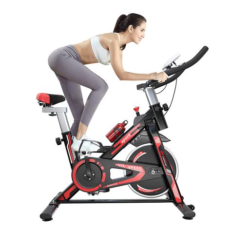 Indoor Cycling Bike Stationary Exercise Bike With LCD Display - HomeFitnessCode - UK