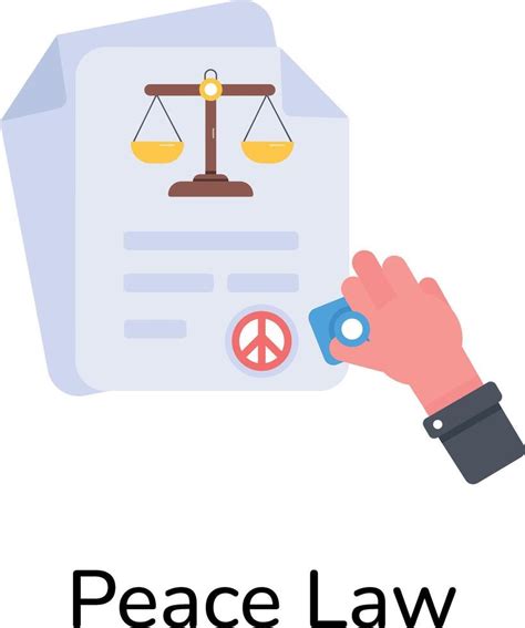 Trendy Peace Law 41492208 Vector Art At Vecteezy