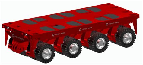 Self Propelled Modular Transporters Scheurle SPMT Freight Wings