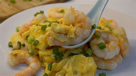 Stir Fried Shrimp With Scrambled Eggs Chinese Restaurant Secret