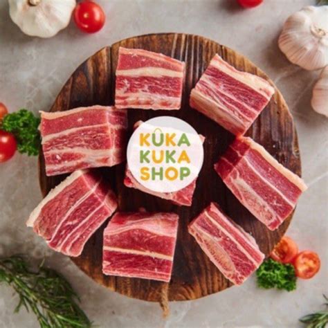 Jual Aus Short Ribs Iga Sapi Daging Tebal Kg Indonesia Shopee Indonesia