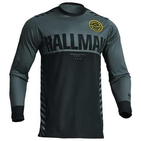 Maillot Thor Hallman Differ Slice Noir Gris