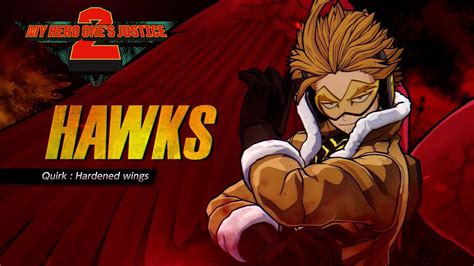 My Hero One's Justice 2 - DLC character Hawks goes live today, trailer