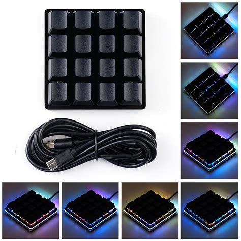 Key Black Keypad Hot Swappable Custom Mechanical Keyboard Pcb Progra M Q Walmart