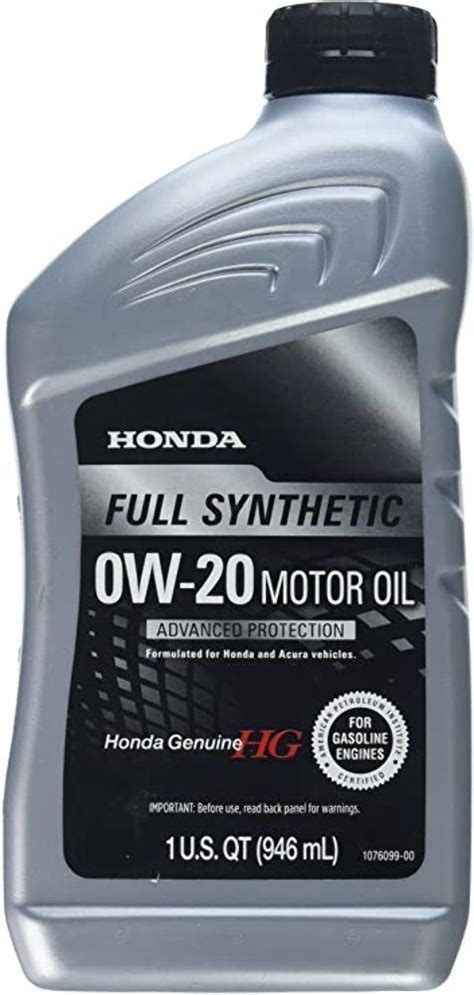 New Genuine Honda Engine Oil W Full Synthetic Quarts Set Kit Oe