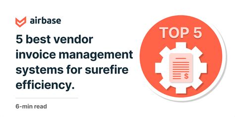 The Top Vendor Invoice Management Software Systems