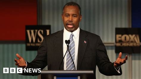 Ben Carson Unable To Process Foreign Policy Bbc News